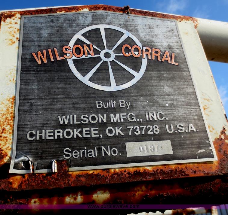 image for item AK9734 Wilson Corral portable wheel corral