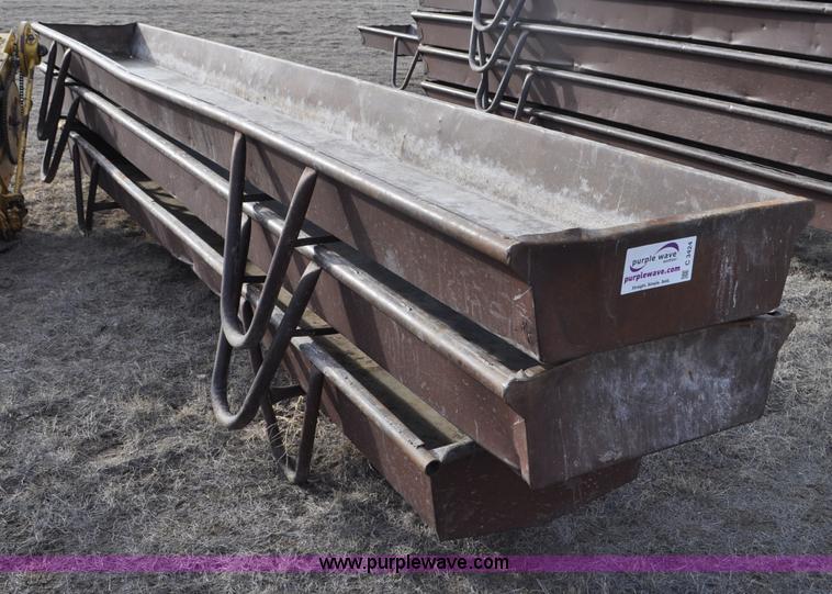 Steel feed bunks in Chadron, NE Item C3424 sold Purple Wave