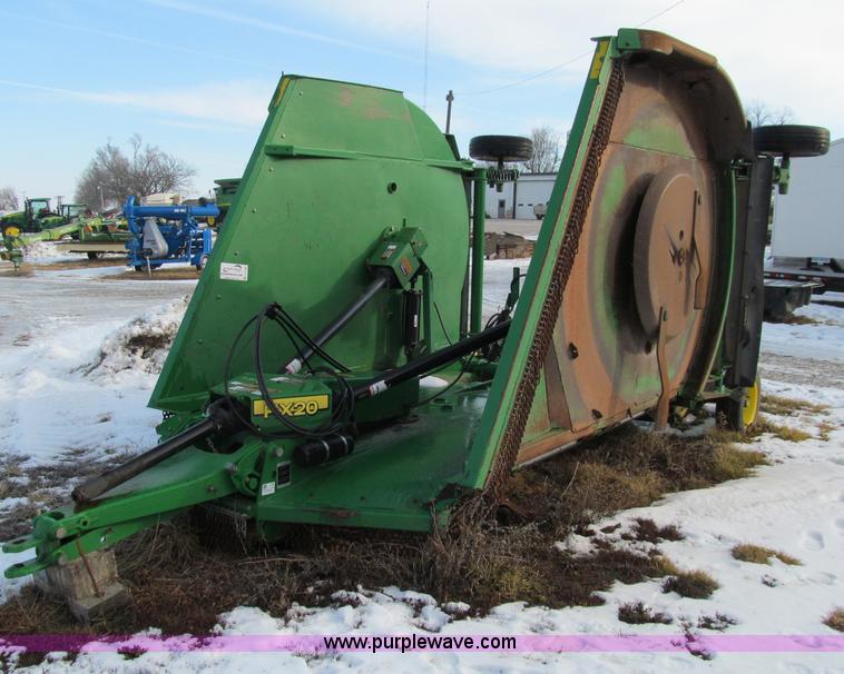 image for item D7158 2003 John Deere HX20 batwing mower