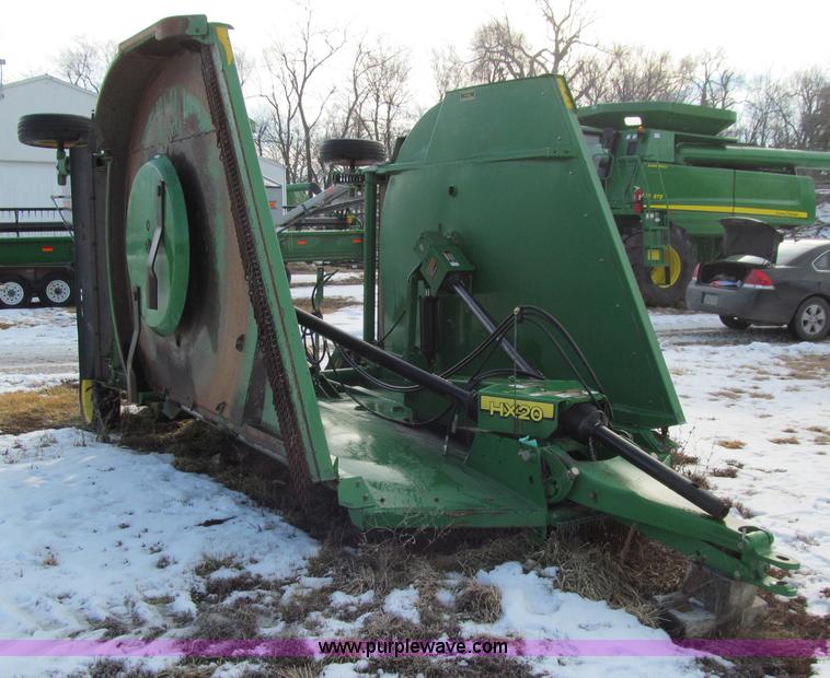 image for item D7158 2003 John Deere HX20 batwing mower