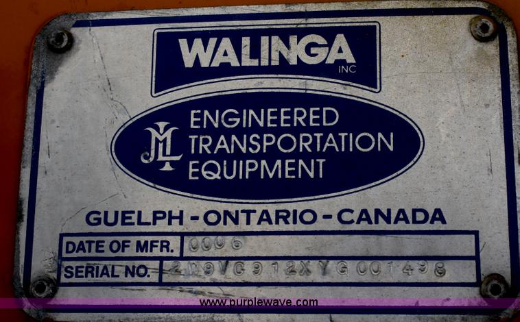 image for item F2573 2006 Walinga 7614D Ultra Vac grain vac on trailer