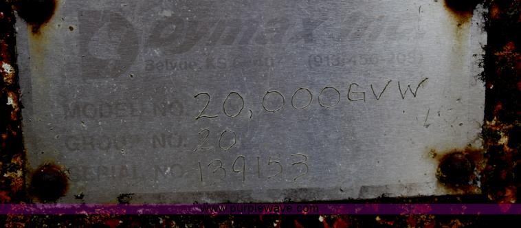 image for item F2827 1991 DyMax sprayer trailer