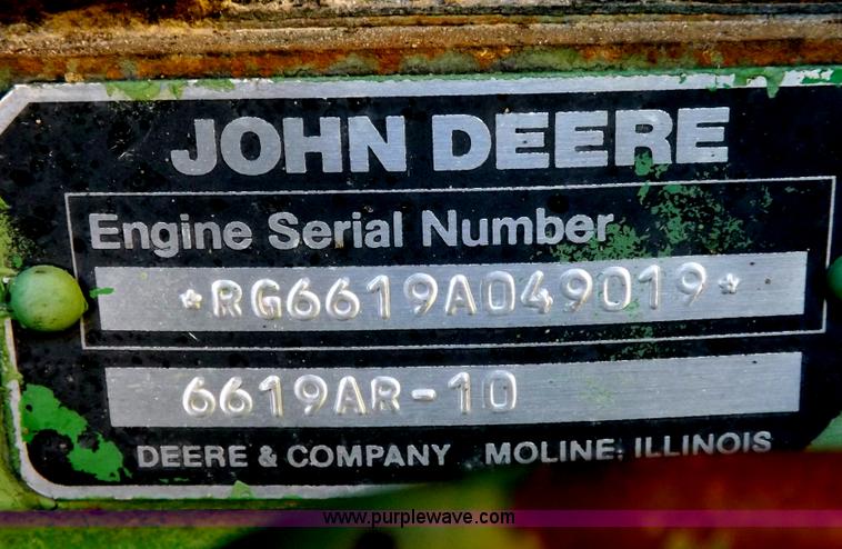 image for item F6425 1976 John Deere 8630 4WD tractor