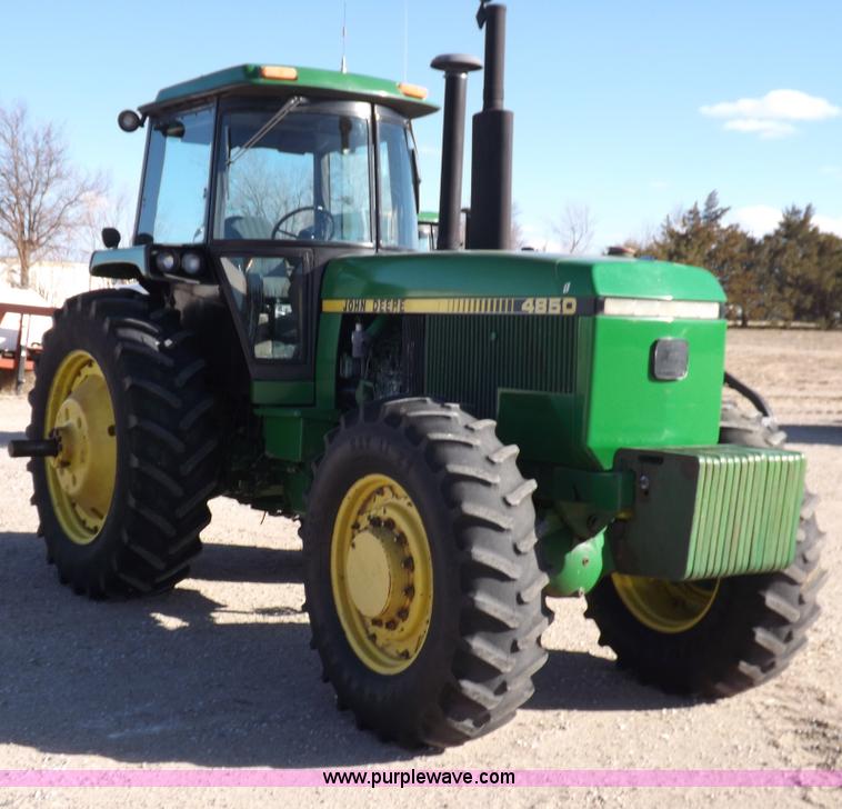 image for item F6427 1988 John Deere 4850 MFWD tractor