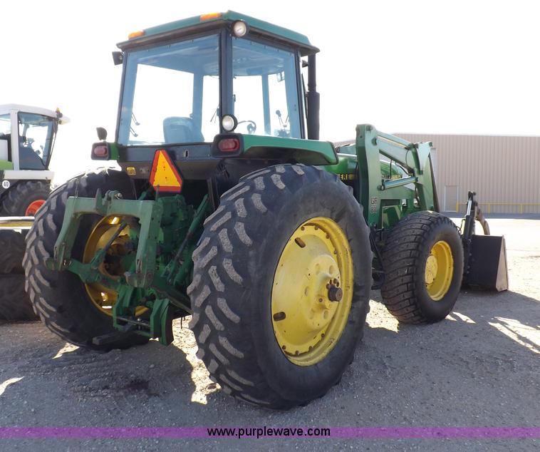 image for item F6428 1988 John Deere 4850 MFWD tractor