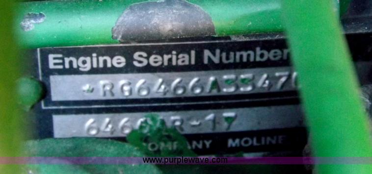 image for item F6428 1988 John Deere 4850 MFWD tractor