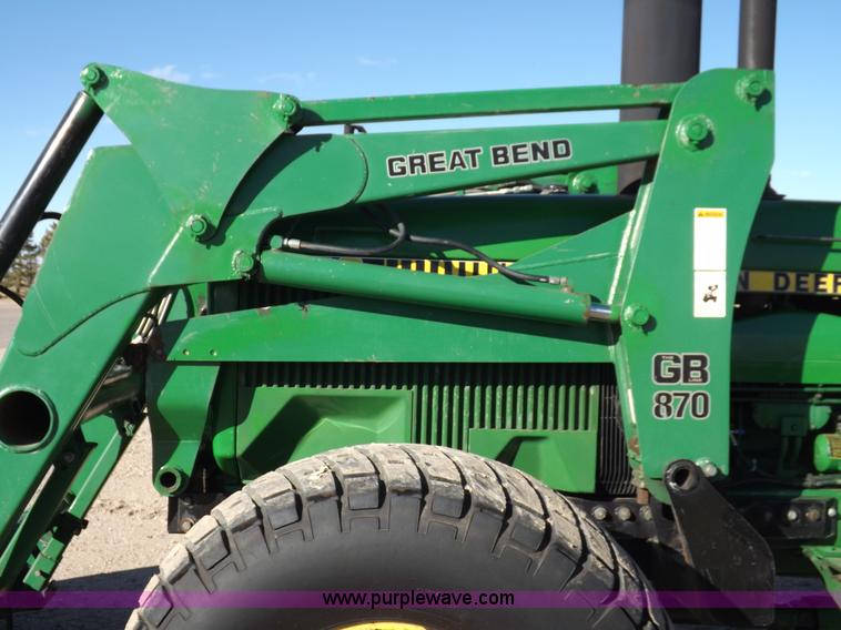 image for item F6428 1988 John Deere 4850 MFWD tractor