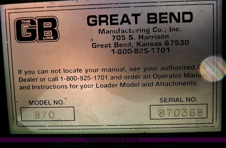 image for item F6428 1988 John Deere 4850 MFWD tractor