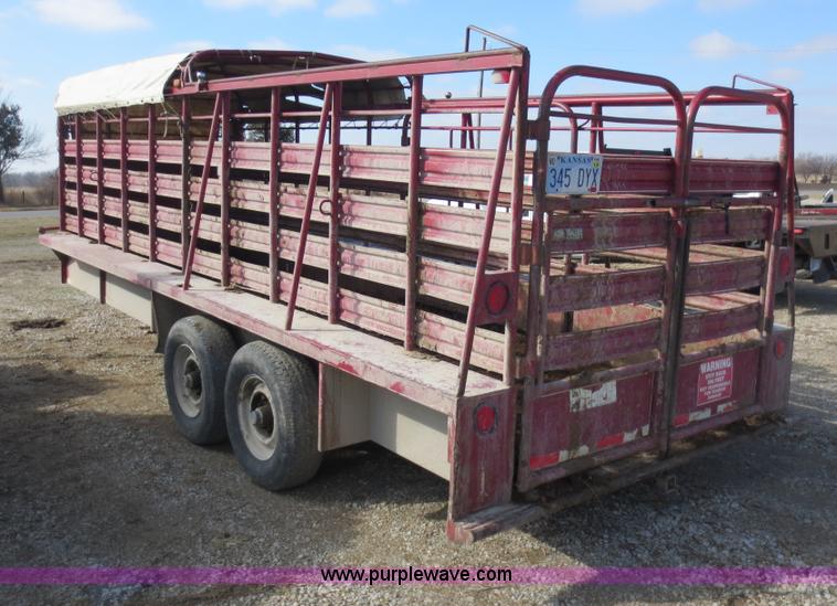image for item F6612 1999 Coose gooseneck trailer