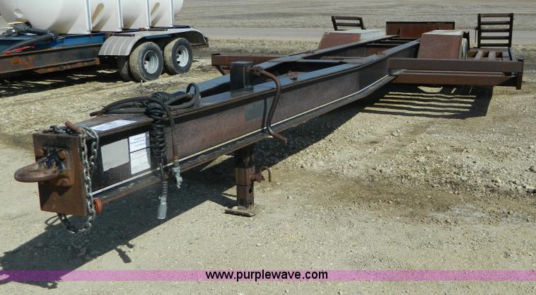 image for item G7635 1991 Midland dual tandem axle combine/sprayer trailer