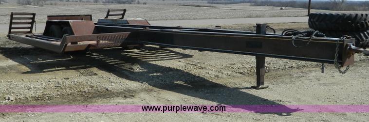 image for item G7635 1991 Midland dual tandem axle combine/sprayer trailer