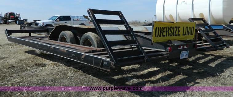 image for item G7635 1991 Midland dual tandem axle combine/sprayer trailer