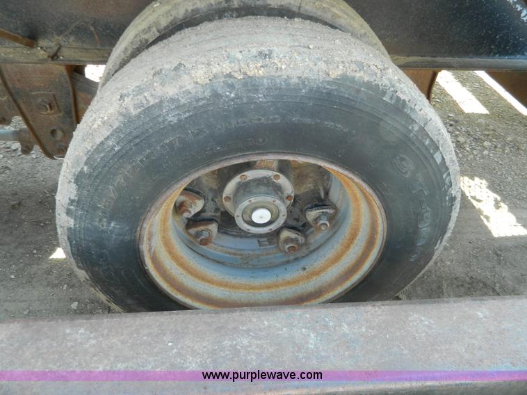 image for item G7635 1991 Midland dual tandem axle combine/sprayer trailer