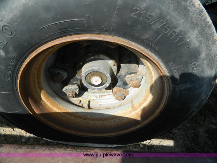 image for item G7635 1991 Midland dual tandem axle combine/sprayer trailer