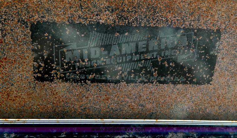 image for item G7635 1991 Midland dual tandem axle combine/sprayer trailer