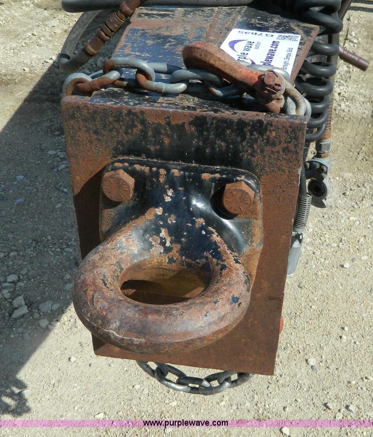 image for item G7635 1991 Midland dual tandem axle combine/sprayer trailer