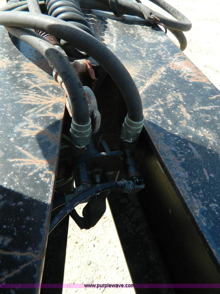 image for item G7635 1991 Midland dual tandem axle combine/sprayer trailer