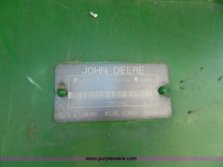 image for item G7759 1992 John Deere 9600 combine