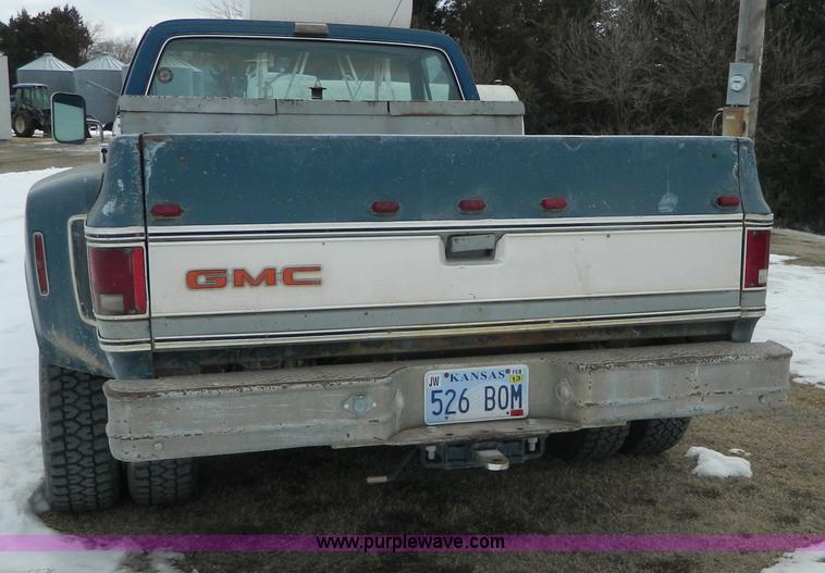 image for item W9123 1979 GMC Sierra 3500 Classic Camper Special pickup truck