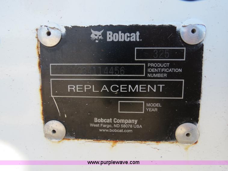 image for item B4657 2007 Bobcat 325 compact excavator