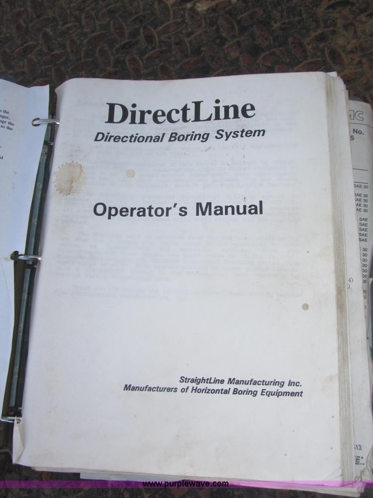 image for item B5391 1991 Straightline Directline DL805 directional trenchless drilling system