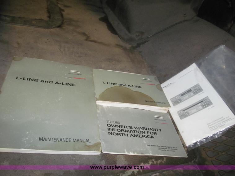 image for item B5409 2001 Sterling LT8500 triple axle dump truck