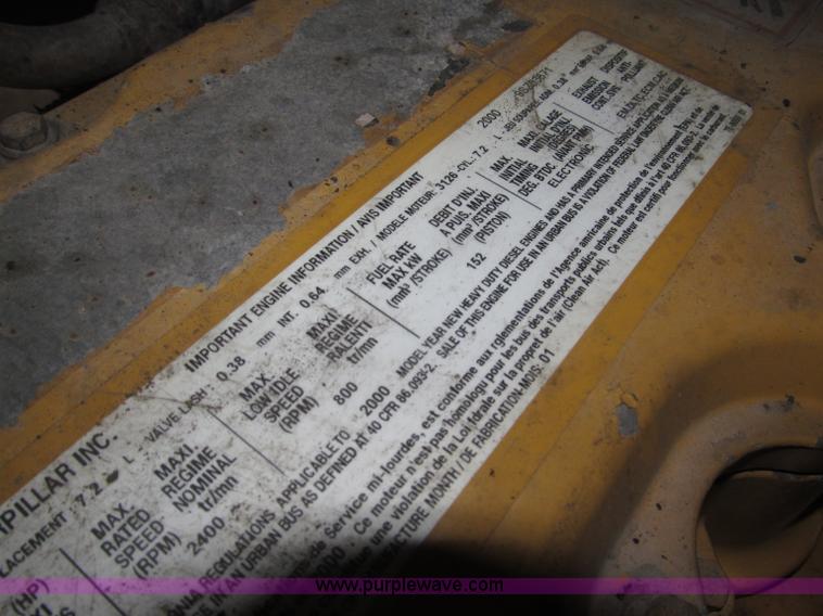 image for item B5409 2001 Sterling LT8500 triple axle dump truck