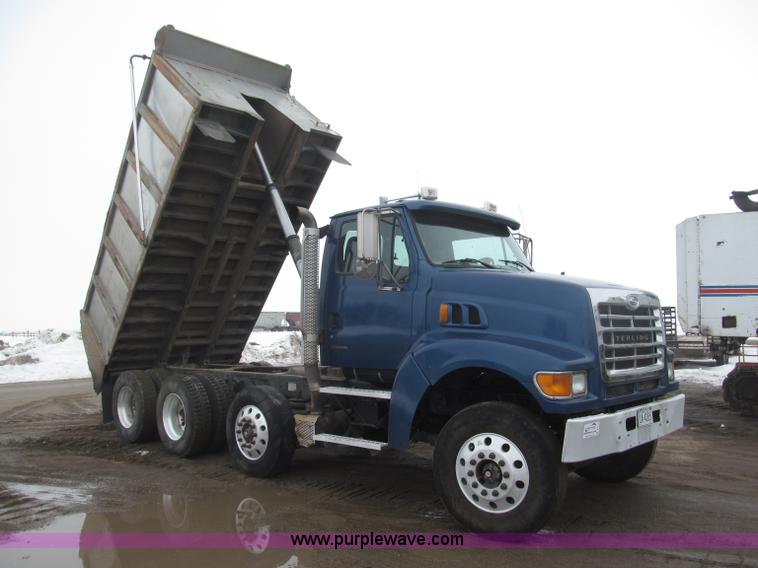 image for item B5411 2001 Sterling LT8500 triple axle dump truck