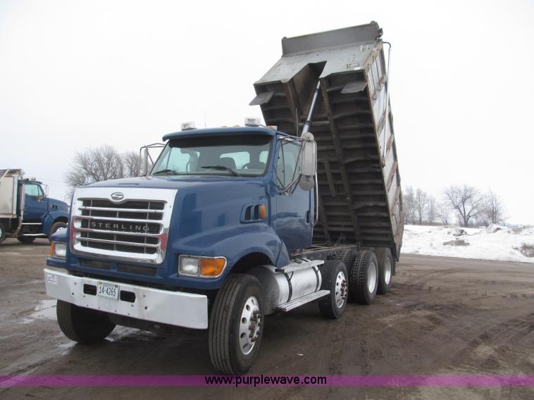 image for item B5411 2001 Sterling LT8500 triple axle dump truck