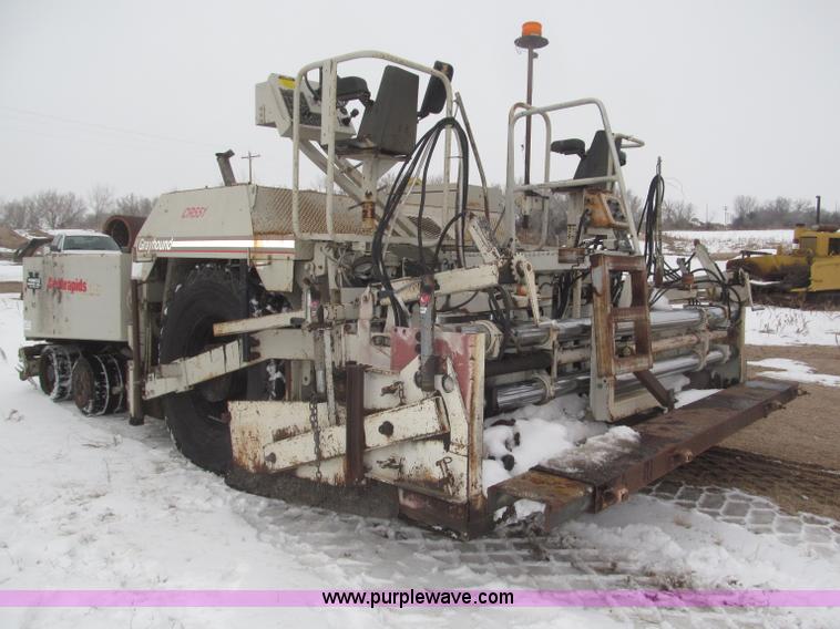 image for item B5413 Cedar Rapids CR551 Grayhound paver