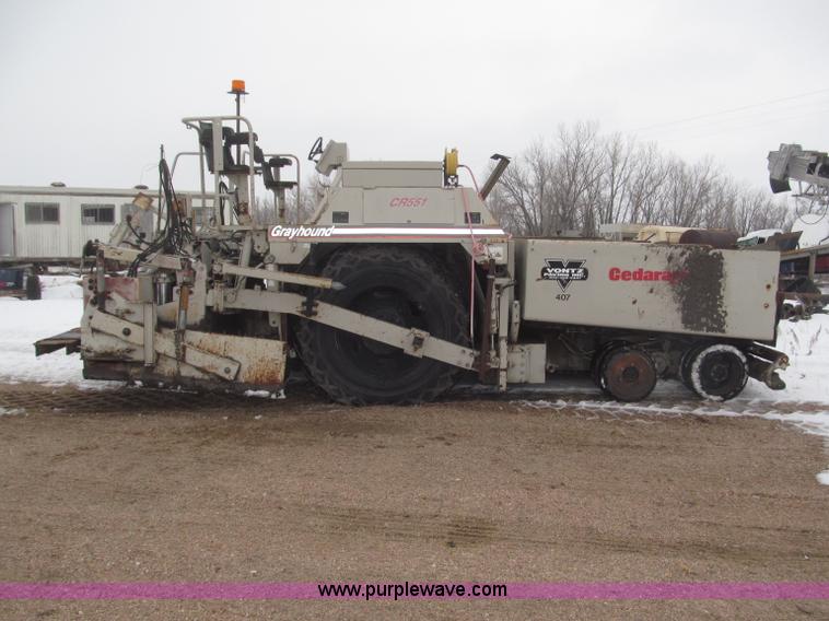 image for item B5413 Cedar Rapids CR551 Grayhound paver