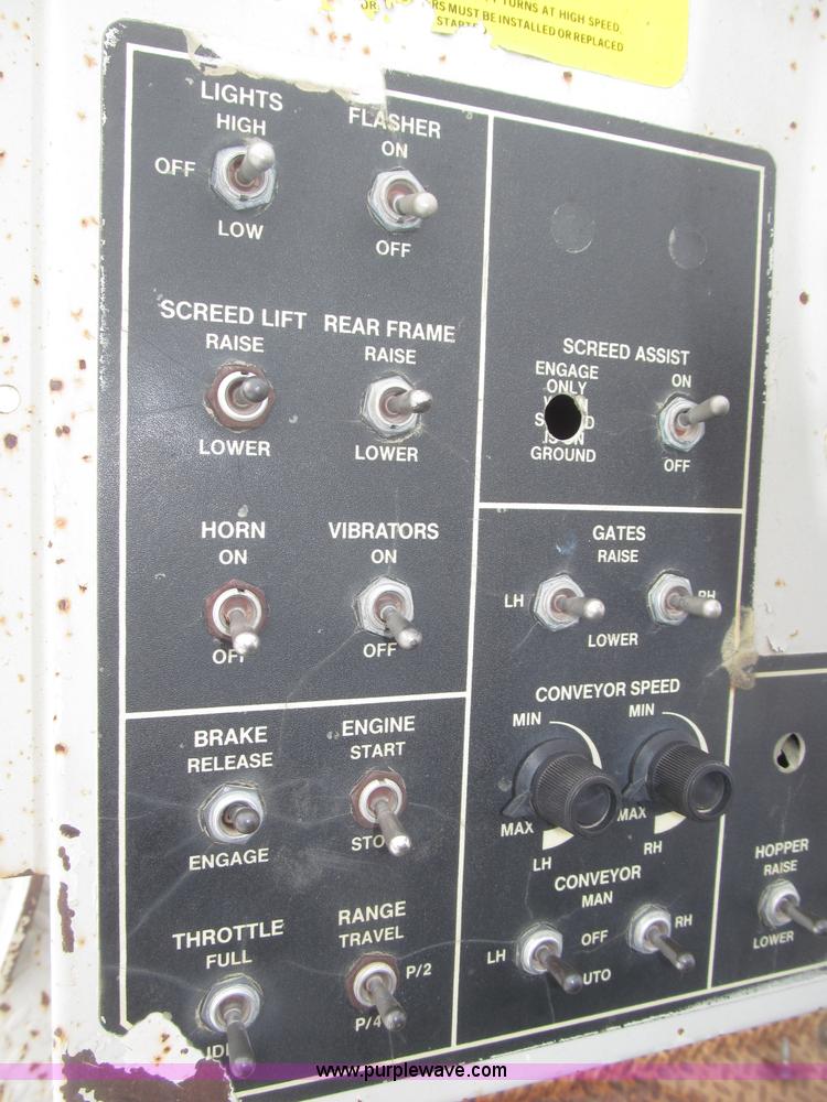 image for item B5413 Cedar Rapids CR551 Grayhound paver