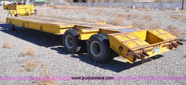 image for item C3415 1980 Load Craft 1-25-R dual tandem axle lowboy trailer
