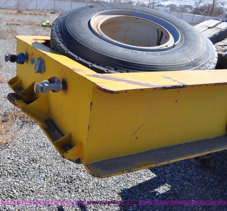 image for item C3415 1980 Load Craft 1-25-R dual tandem axle lowboy trailer