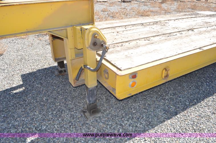 image for item C3415 1980 Load Craft 1-25-R dual tandem axle lowboy trailer