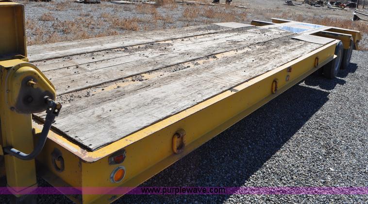 image for item C3415 1980 Load Craft 1-25-R dual tandem axle lowboy trailer