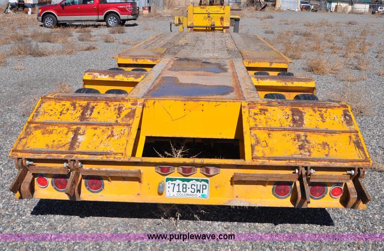image for item C3415 1980 Load Craft 1-25-R dual tandem axle lowboy trailer