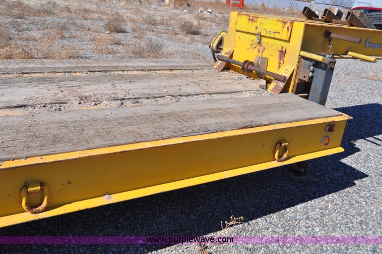 image for item C3415 1980 Load Craft 1-25-R dual tandem axle lowboy trailer