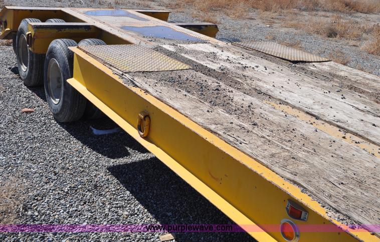image for item C3415 1980 Load Craft 1-25-R dual tandem axle lowboy trailer