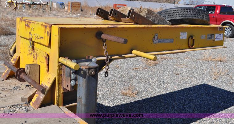 image for item C3415 1980 Load Craft 1-25-R dual tandem axle lowboy trailer