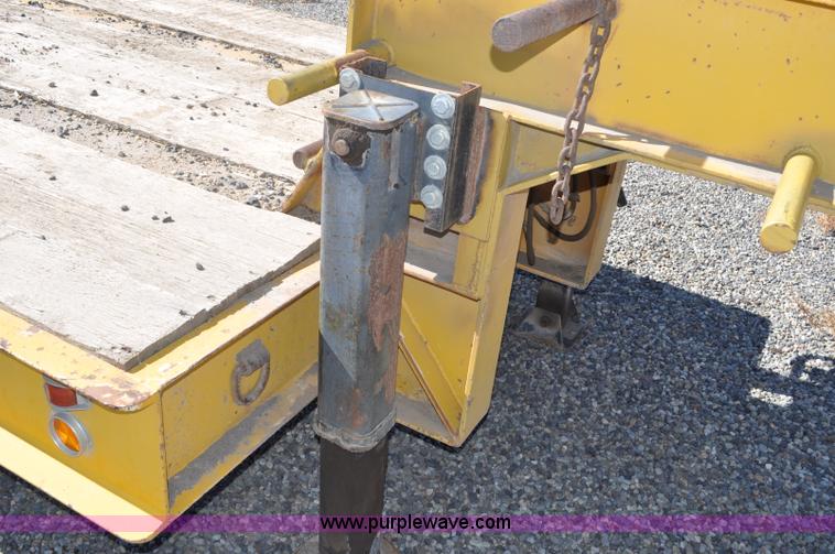 image for item C3415 1980 Load Craft 1-25-R dual tandem axle lowboy trailer