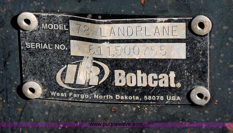 image for item E2844 Bobcat 78 landplane