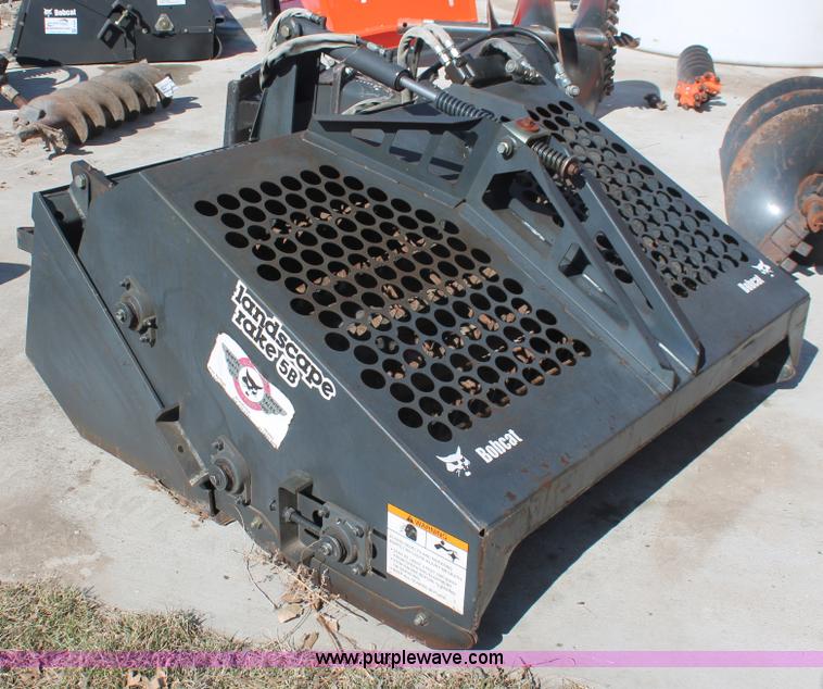 Bobcat 5B landscape rake in Hesston, KS Item E2846 sold Purple Wave