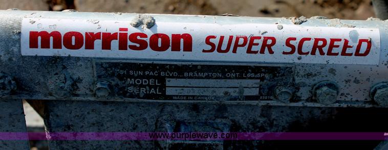 image for item E2866 Morrison 30' super screed