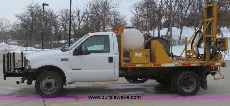 image for item E3788 Foremost Mobile Core drill mounted on 2002 Ford F550 Super Duty truck