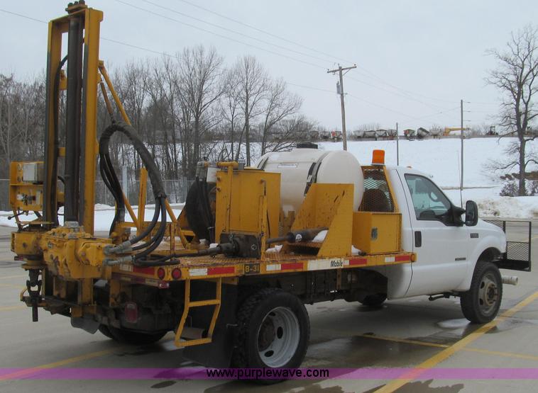 image for item E3788 Foremost Mobile Core drill mounted on 2002 Ford F550 Super Duty truck
