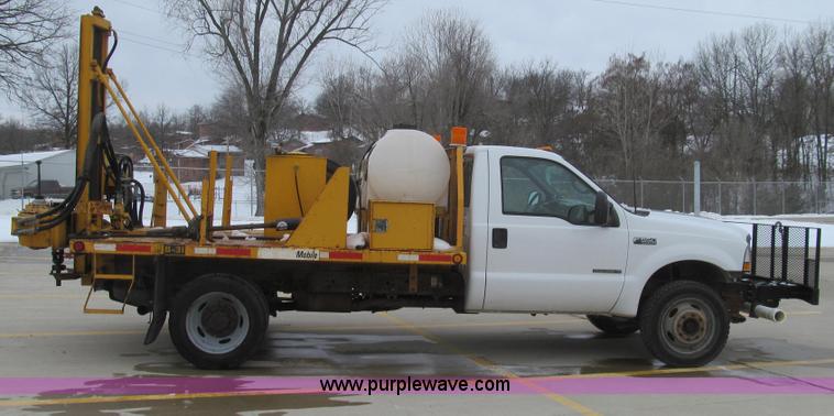 image for item E3788 Foremost Mobile Core drill mounted on 2002 Ford F550 Super Duty truck