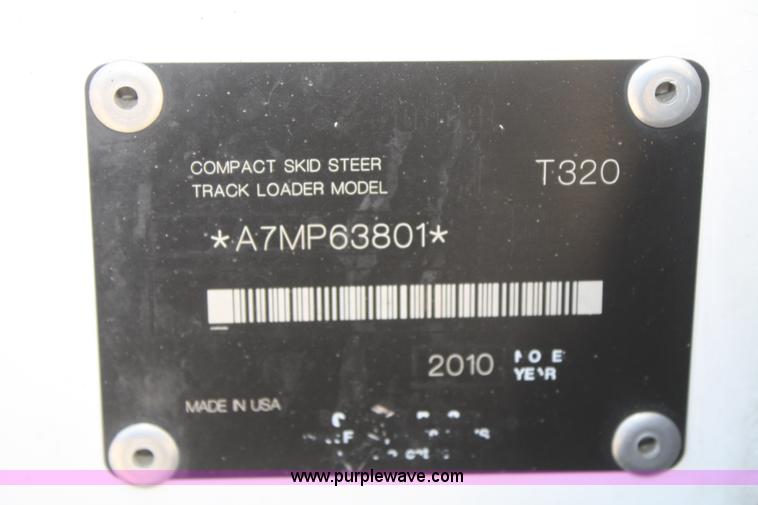 image for item F2571 2010 Bobcat T320 compact track skid steer