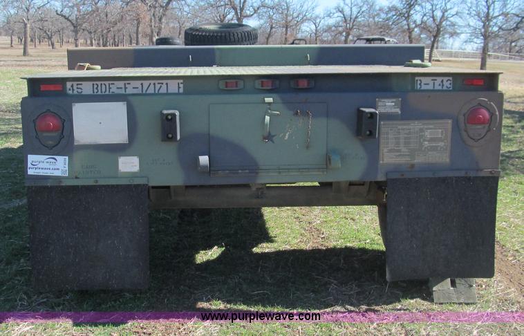 image for item F3034 2002 Hemat M989A1 trailer