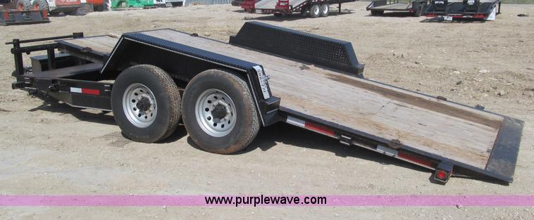 image for item F3152 2010 Texas Bragg tilt deck trailer